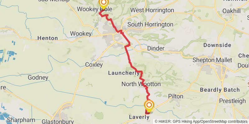 Monarch's Way stage 25 Map
