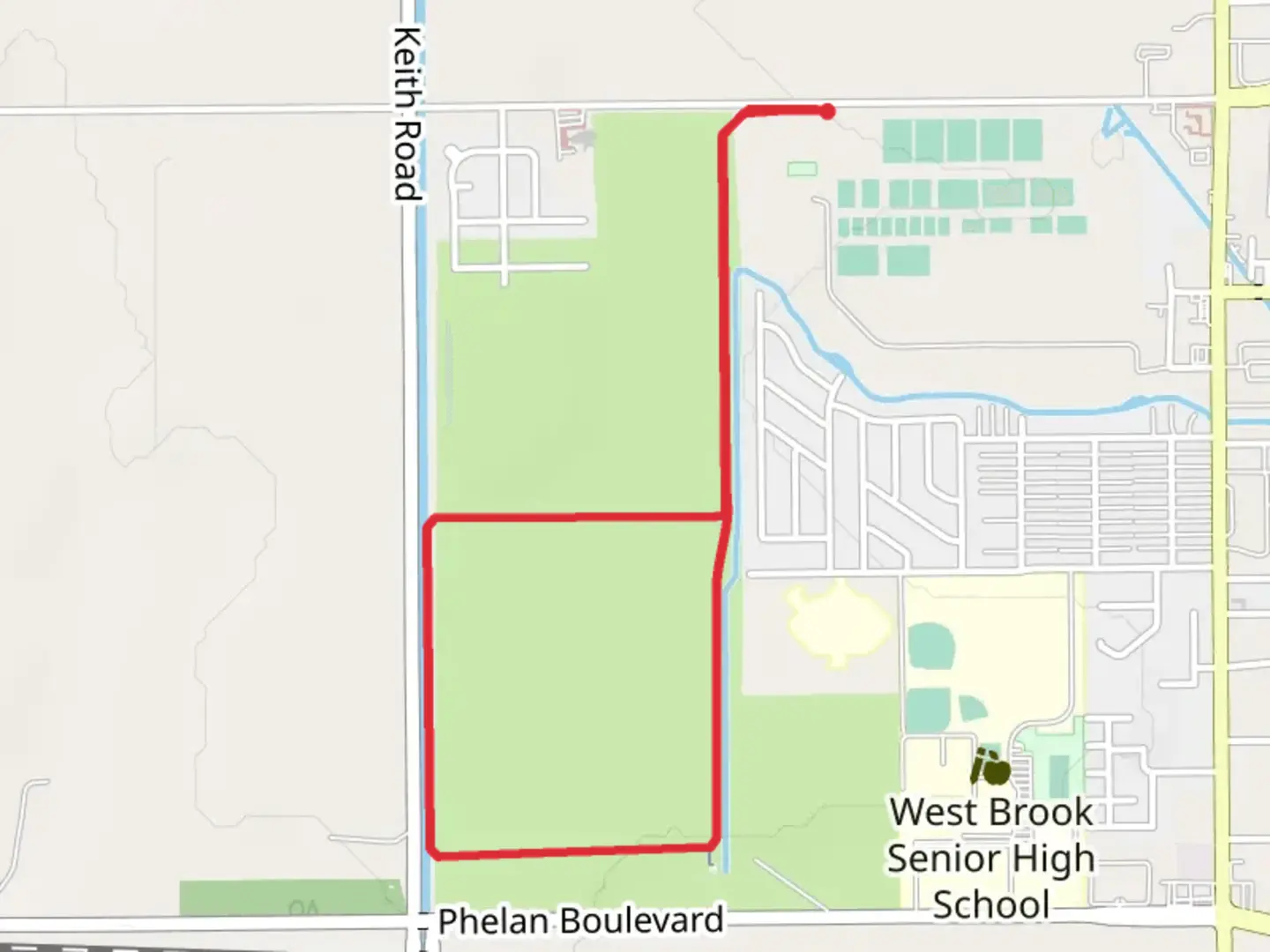 An image depicting the trail Dishman Road Loop - South and its surrounding area.