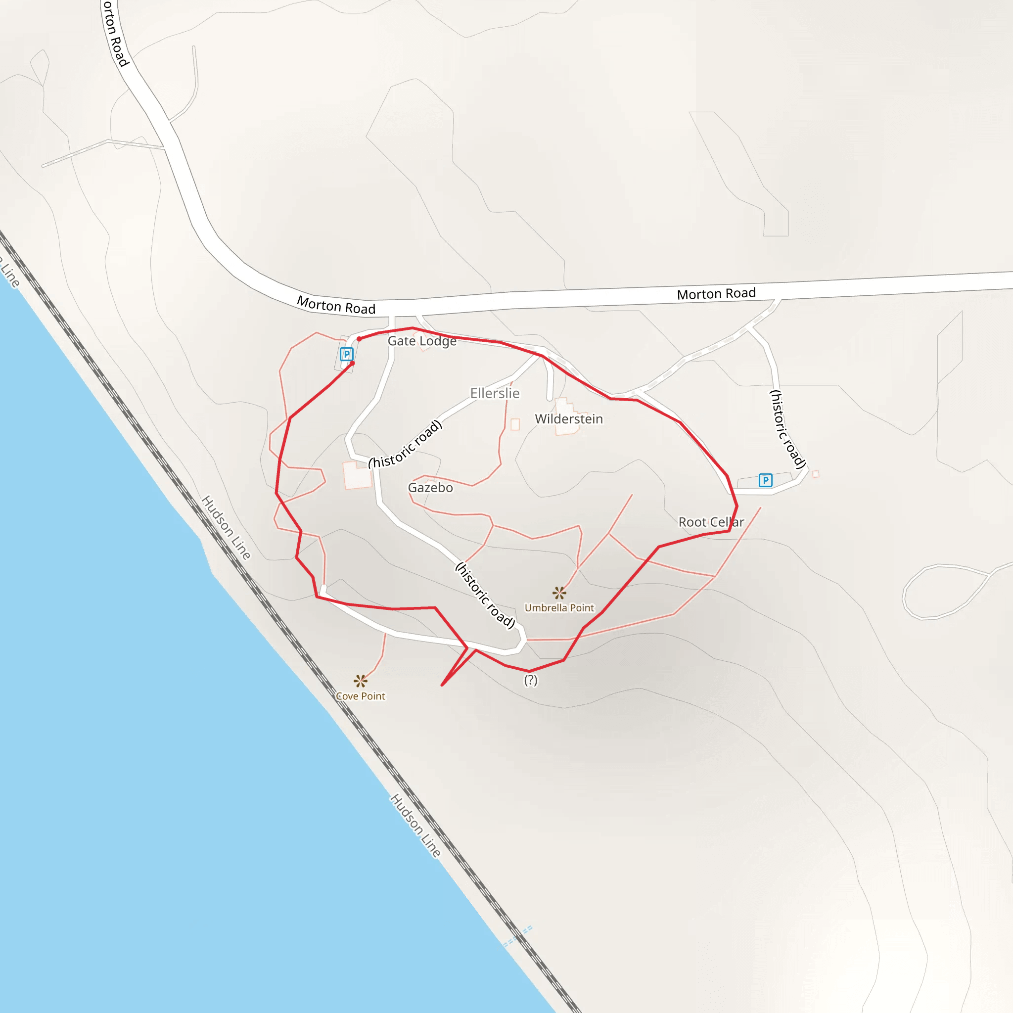Morton Road Loop mobile static map