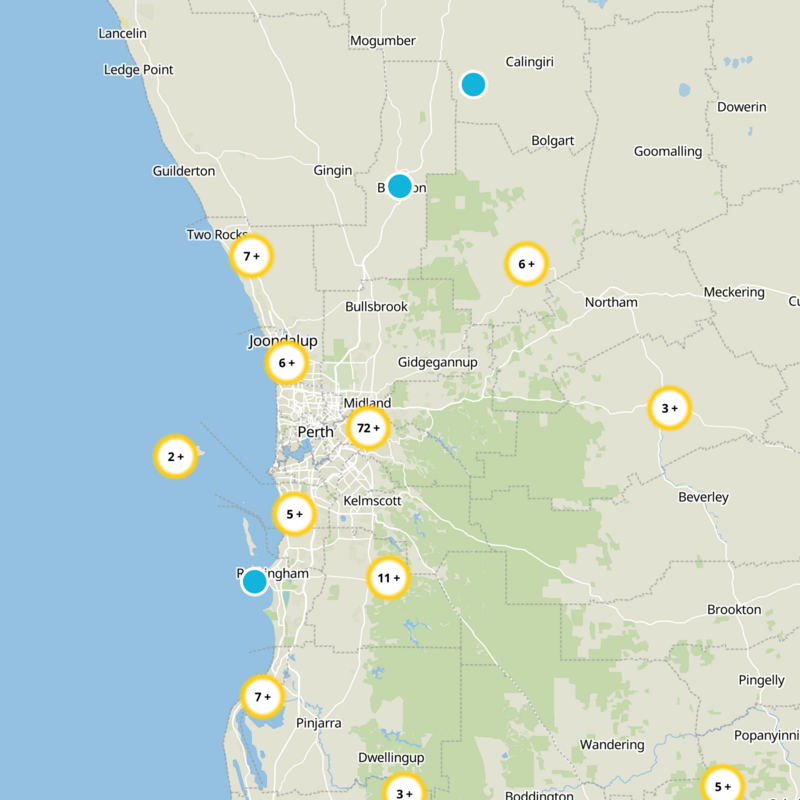 Shire Of Mundaring Static Map