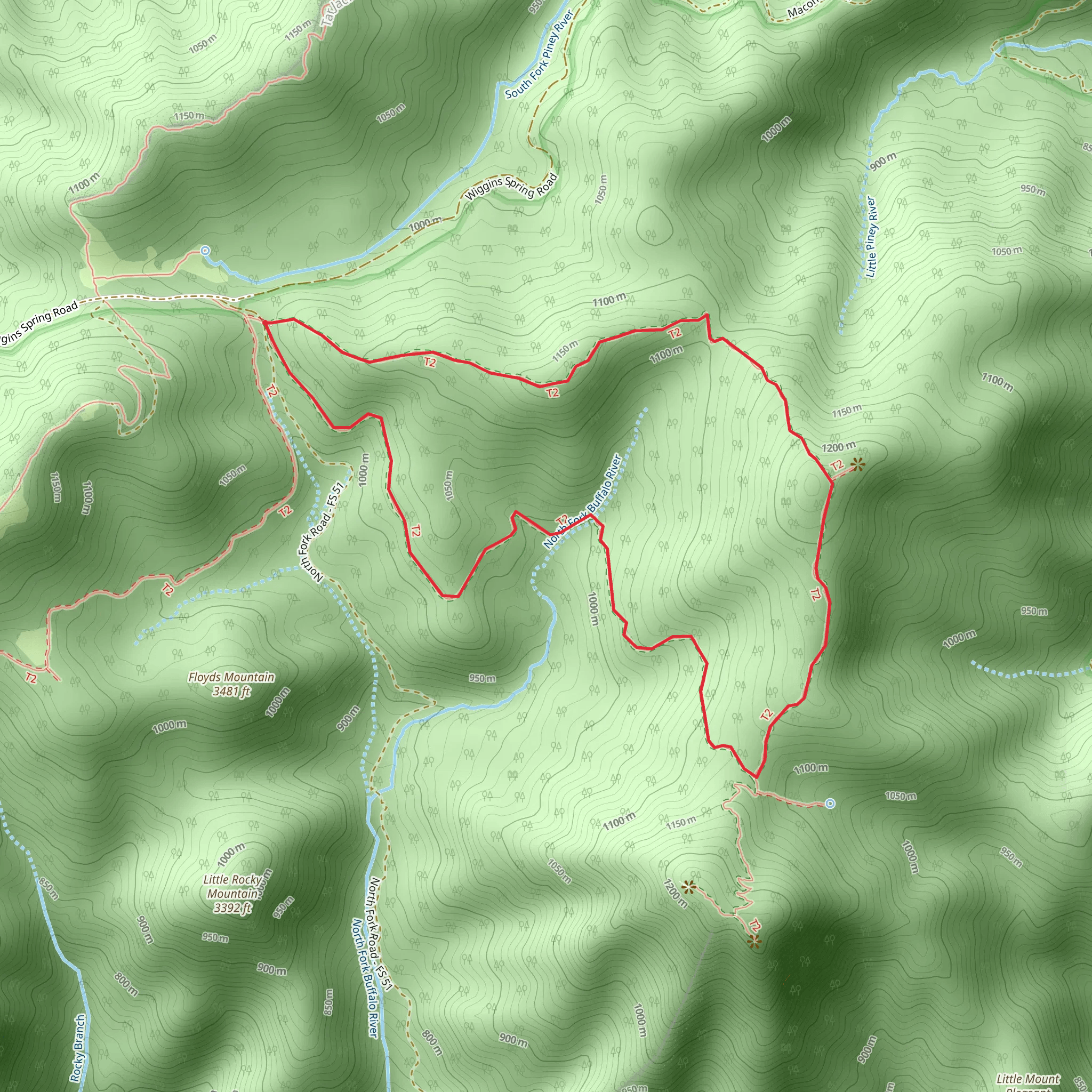 Henry Lanum Trail mobile static map
