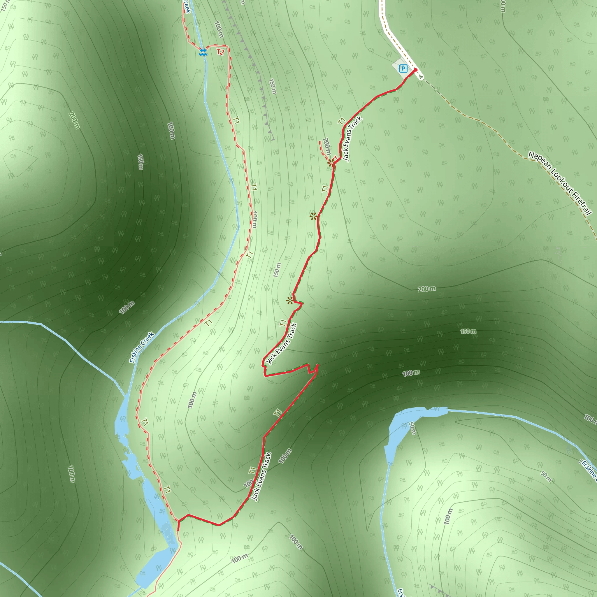 Jack Evans Track mobile static map
