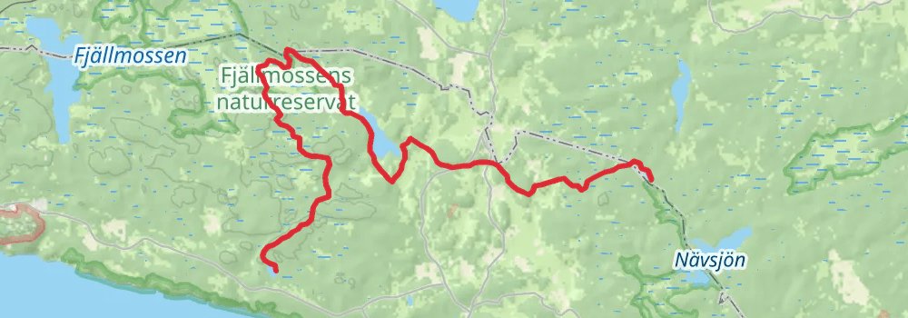 Sörmlandsleden Trail stage 19 Map