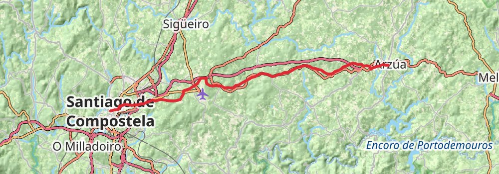 Camino Frances 8-Day Challenging Tour (Hillwalk Tours) stage 7 Map
