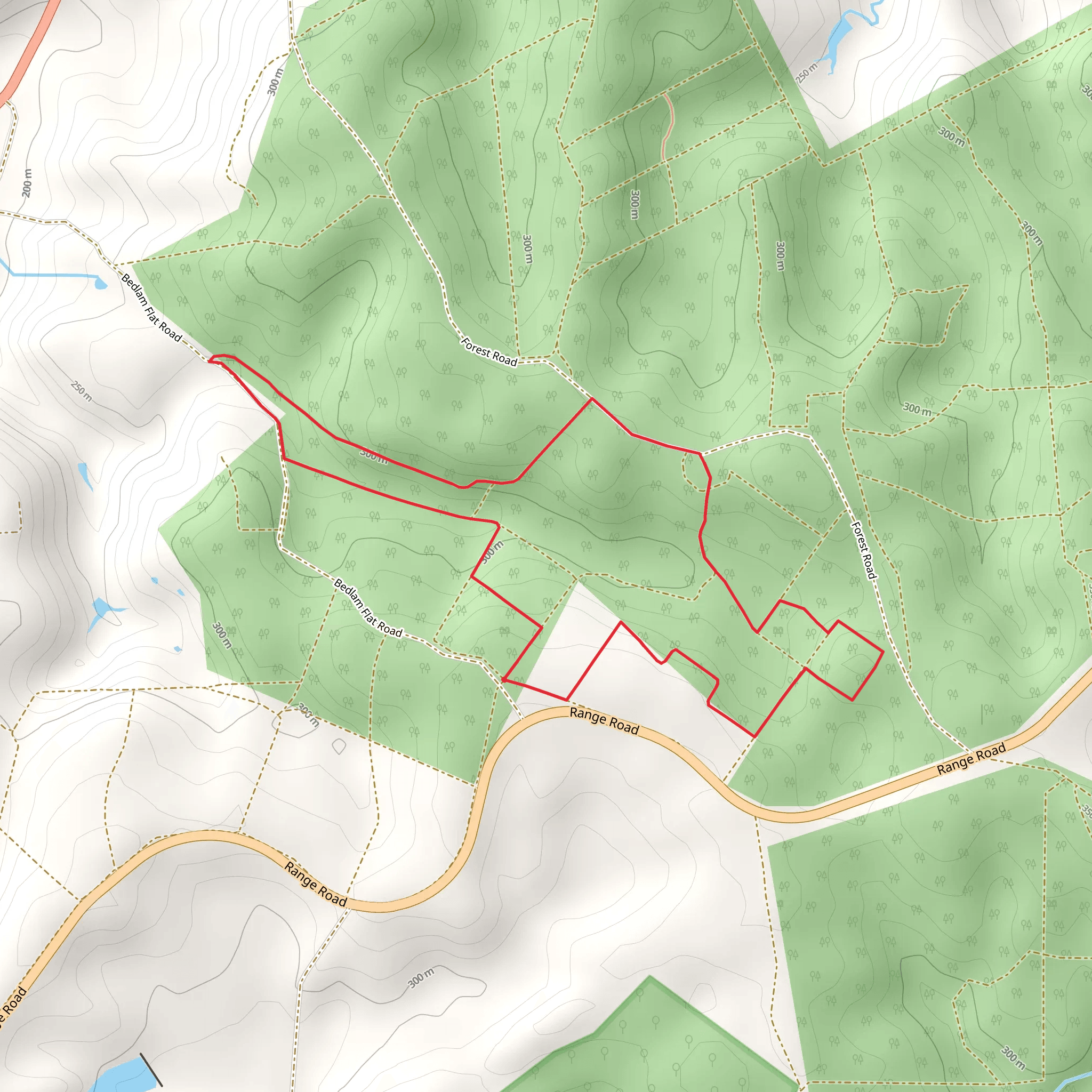 Wilampa Trail mobile static map