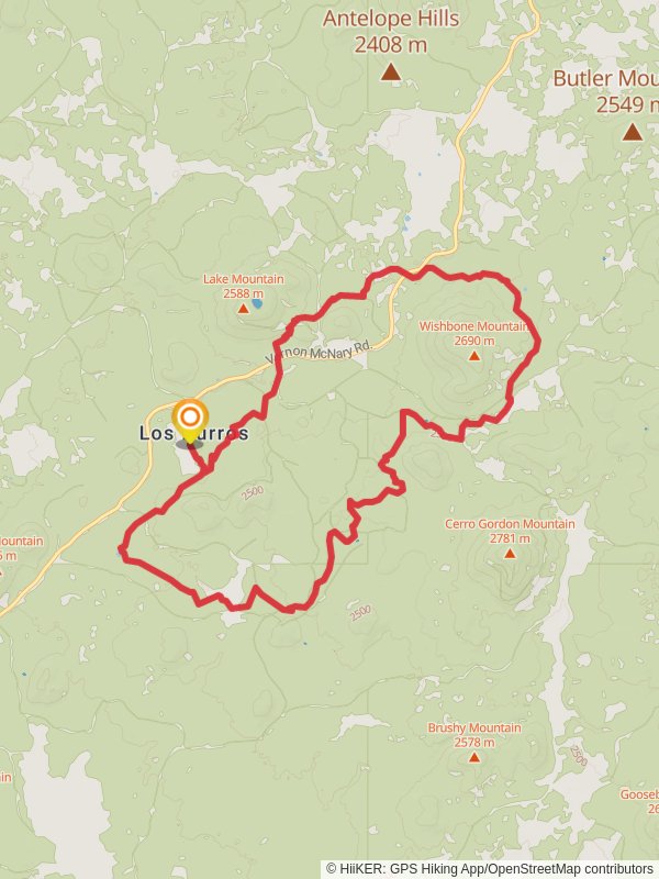 Los Burros Trail Loop