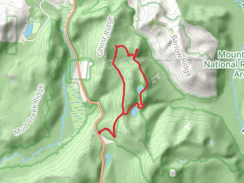Lower Twin Lake, Upper Twin Lake, Palmateer Point and Pacific Crest Loop Trail
