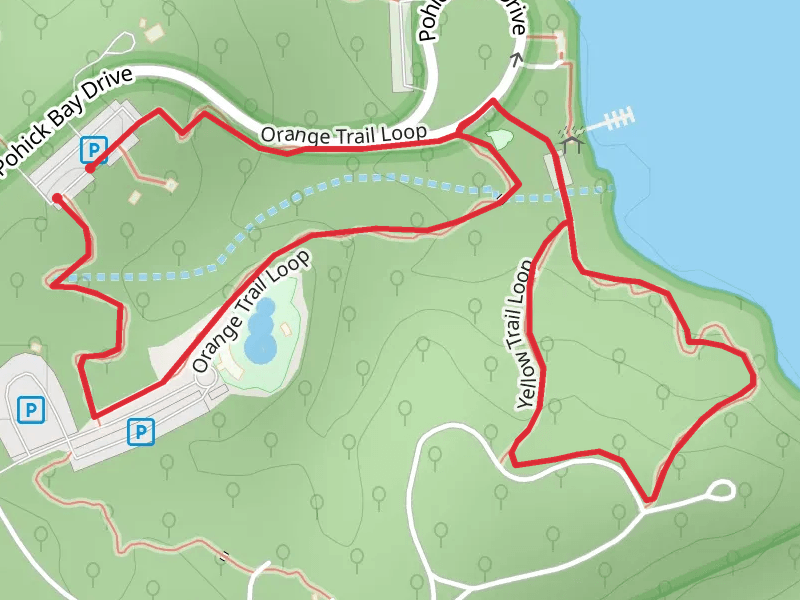 Orange and Yellow Trail Loop