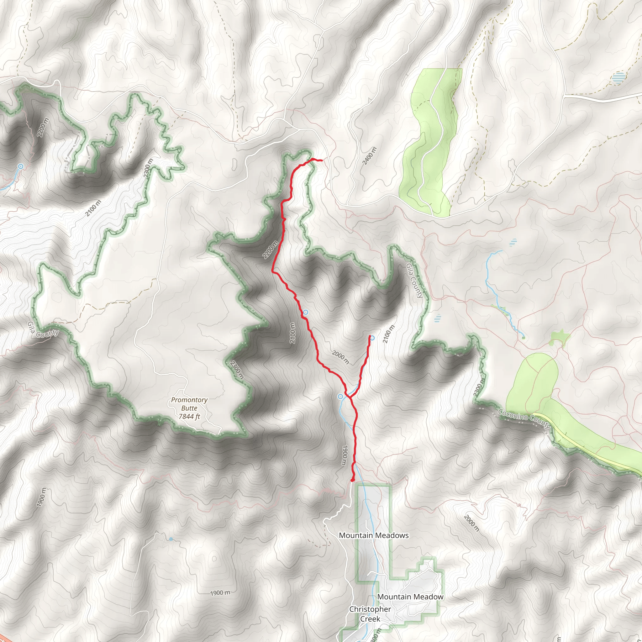 See Canyon Trail mobile static map