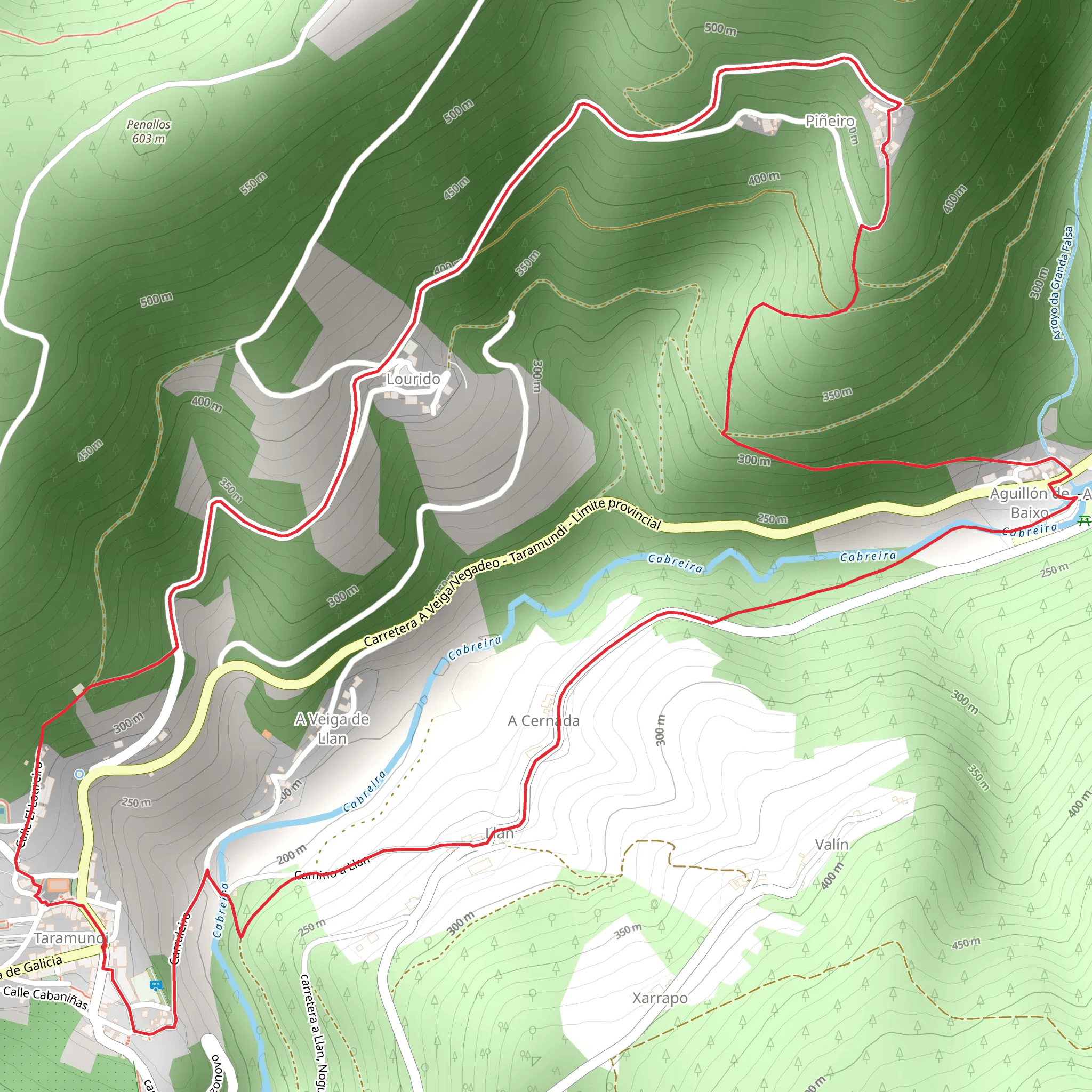 Sun and Shadow Route mobile static map