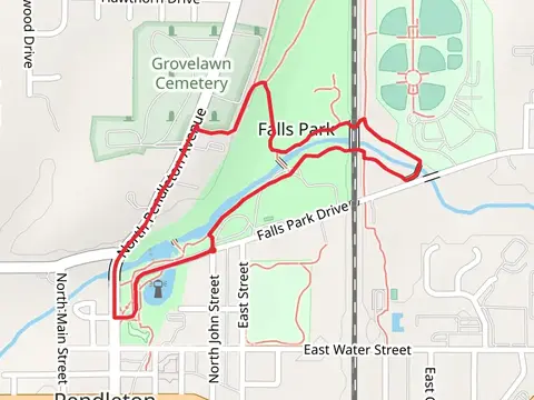 Falls Park and Creek Loop