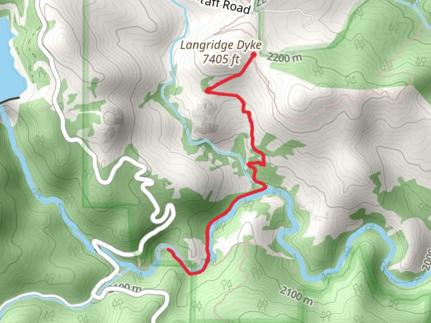 An image depicting the trail Dale's and Walker Ranch Trail and its surrounding area.