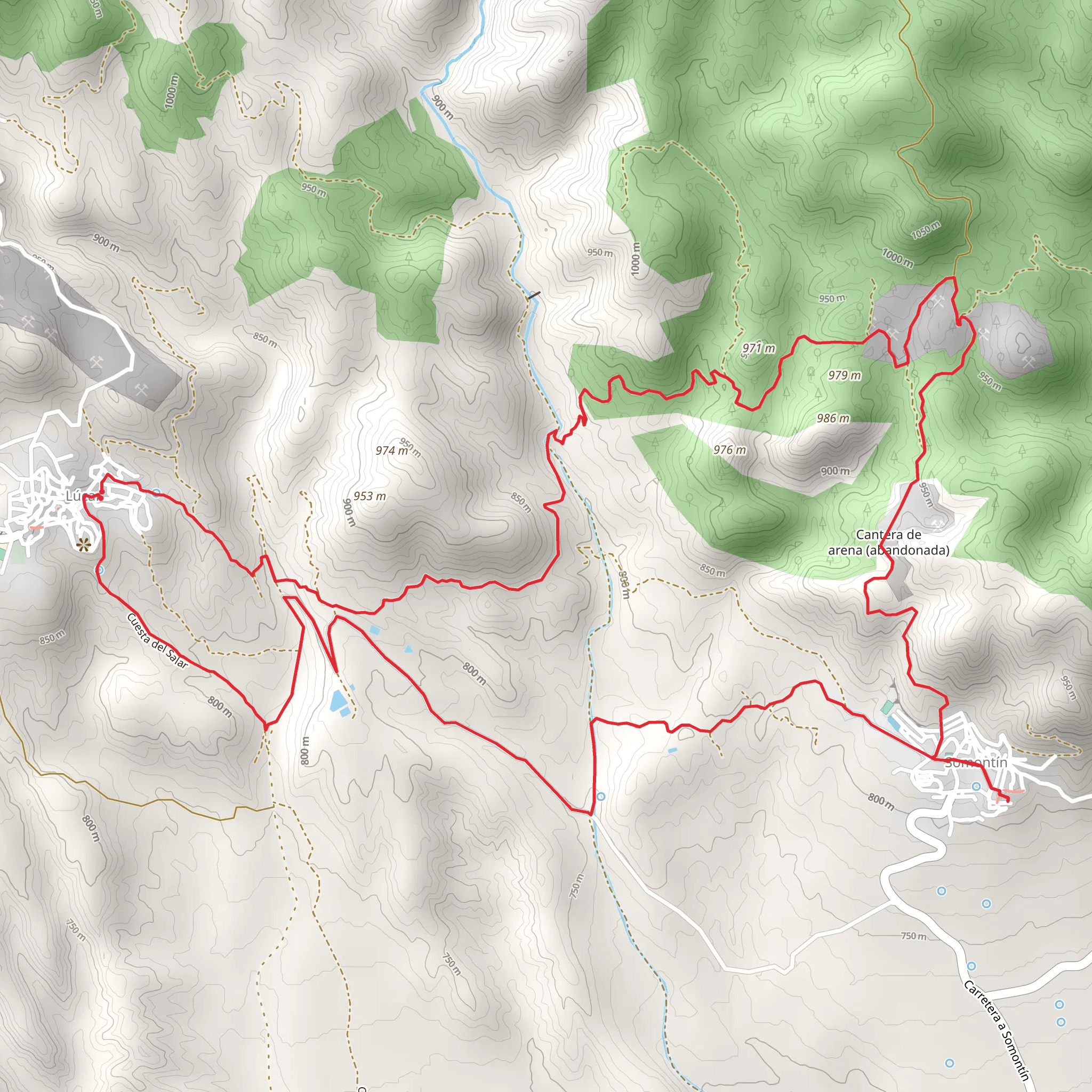 Road of the Talc Mines Lucar and Somotin PR A 301 mobile static map