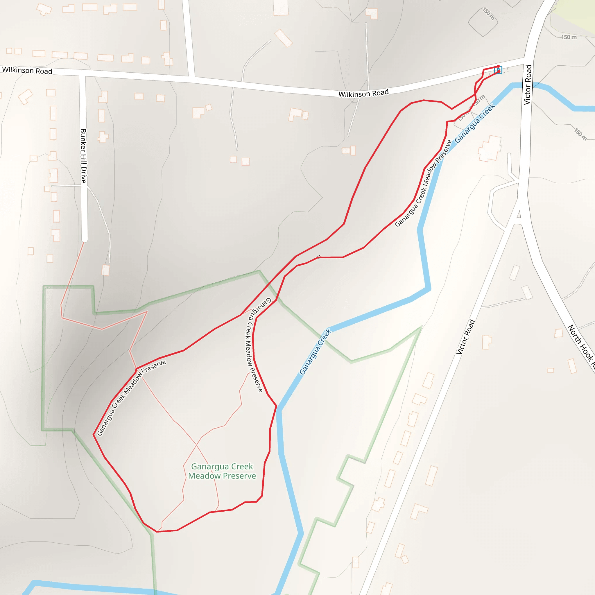 Ganargua Creek Loop mobile static map