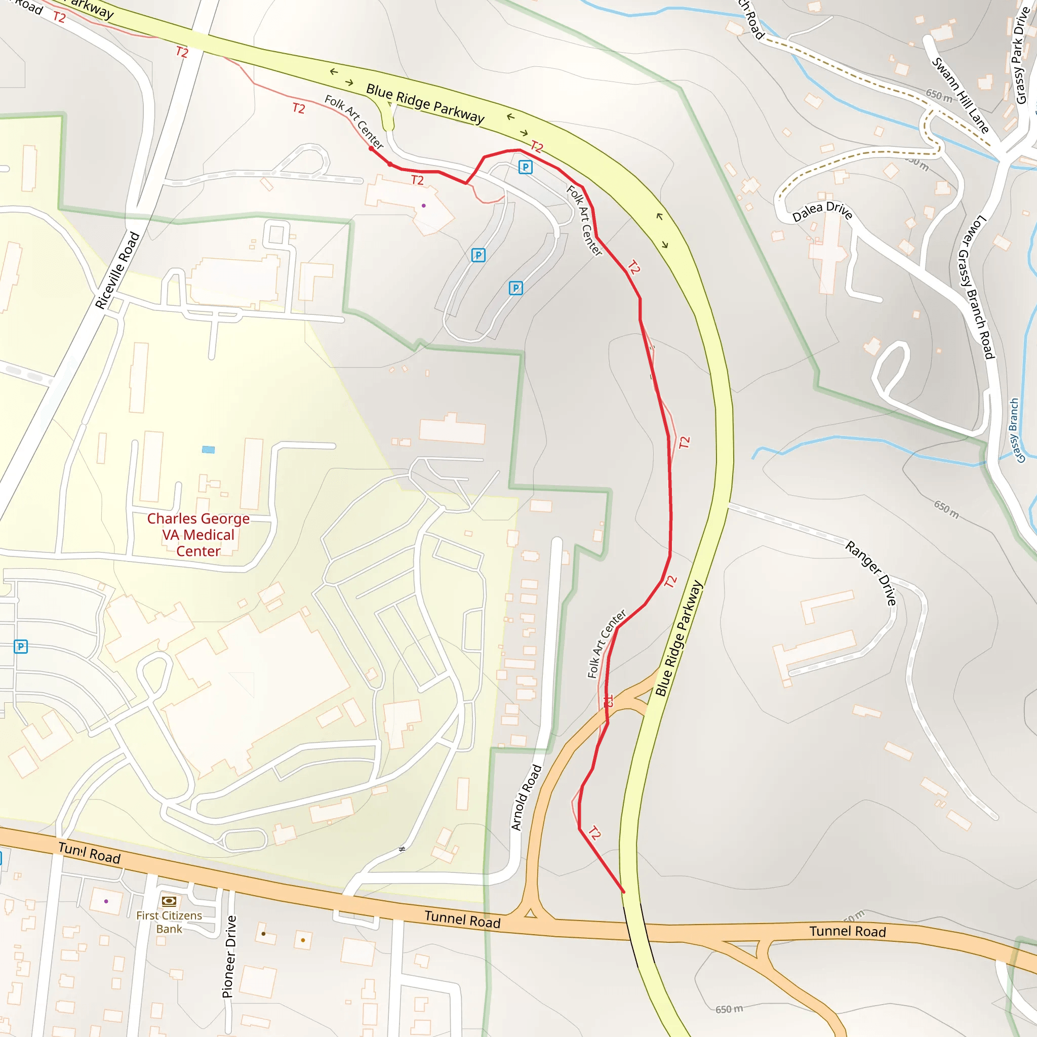 Folk Art Center mobile static map