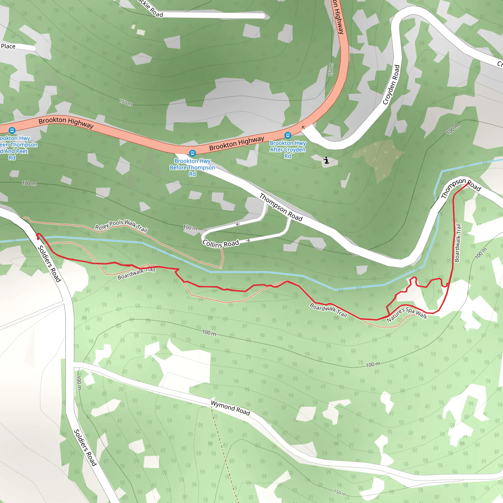 Boardwalk Trail mobile static map