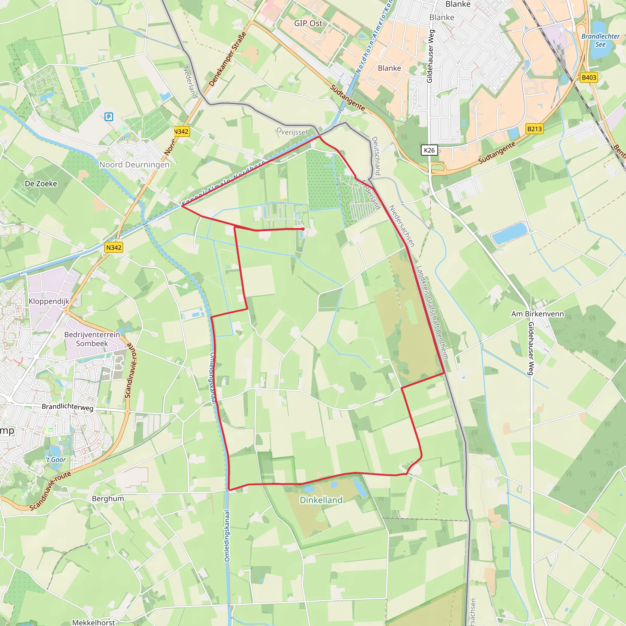 Oortven via Stroothuizer Weg mobile static map