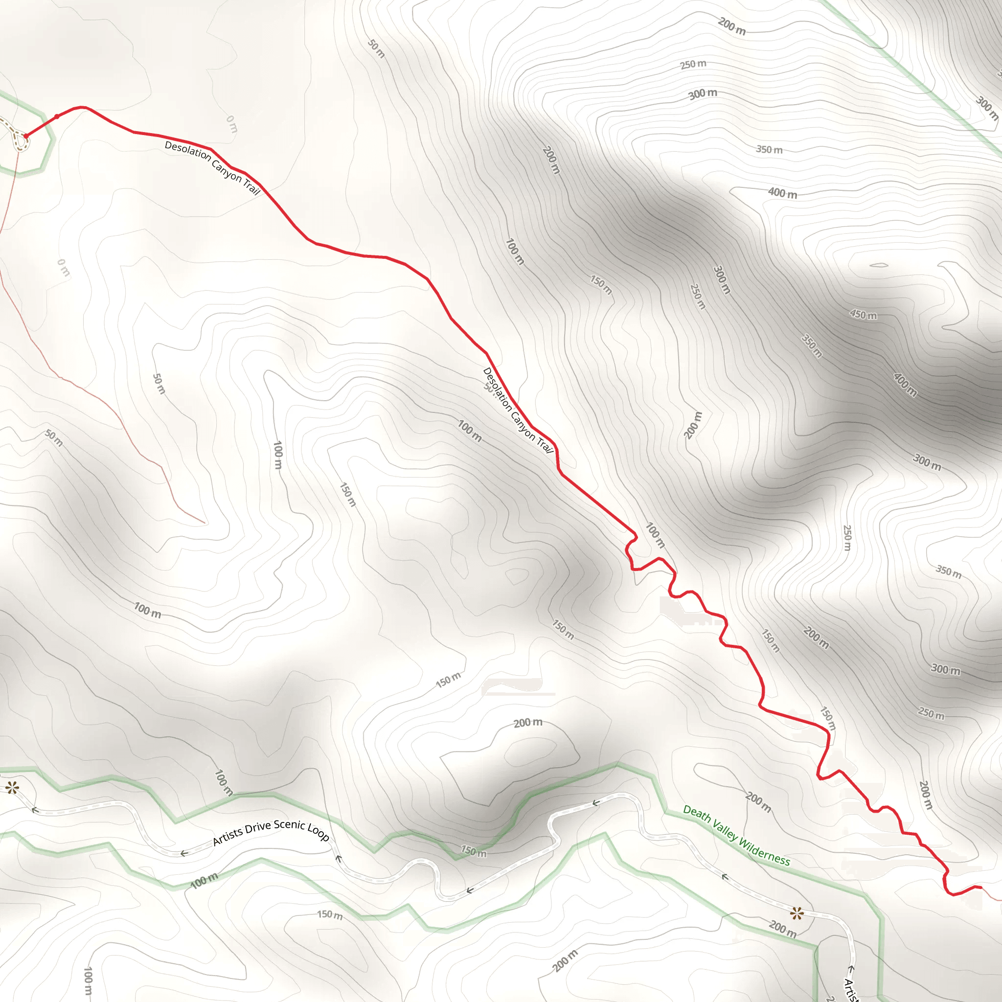 Desolation Canyon Trail mobile static map