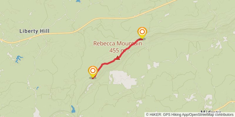 Pinhoti Trail stage 3 Map