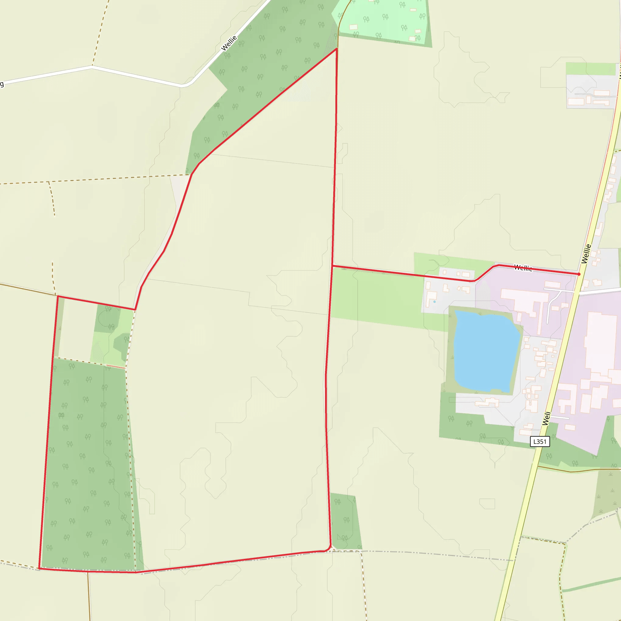 Dicker Rießen Loop mobile static map