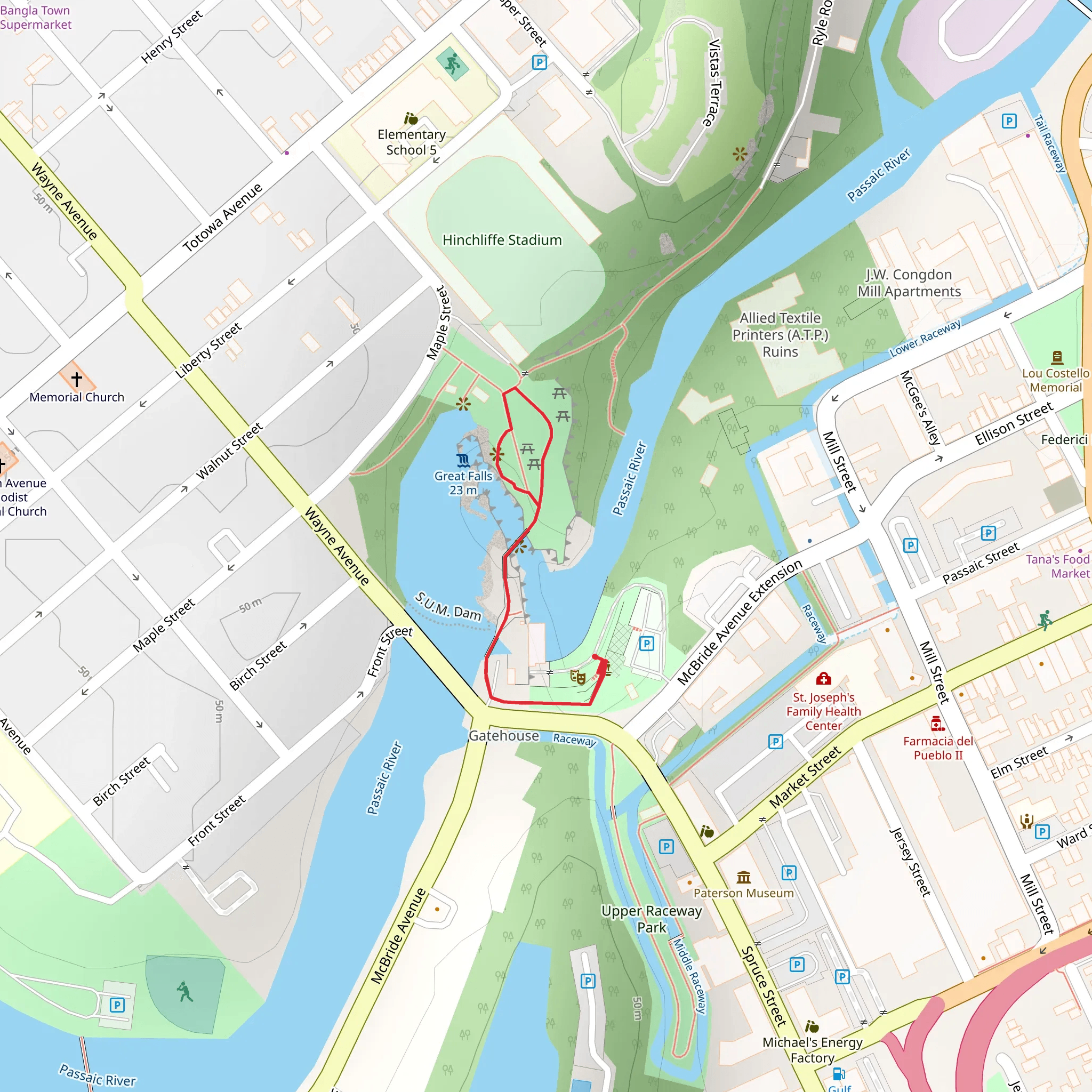 Mary Ellen Kramer Park Loop mobile static map
