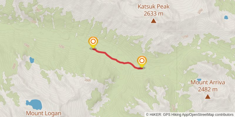 Fisher Creek via Easy Pass Trail stage 2 Map