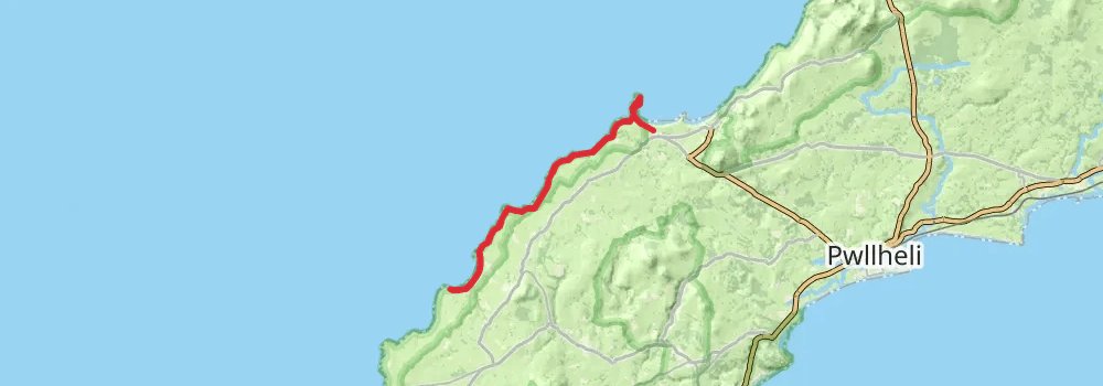 Wales Coast Path stage 21 Map