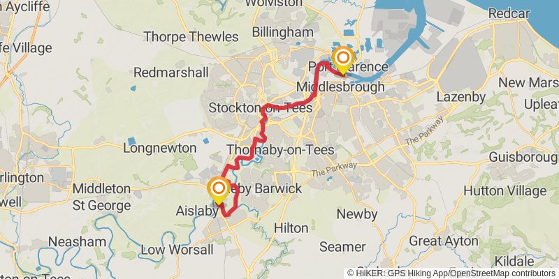 Clough Walk stage 16 Map