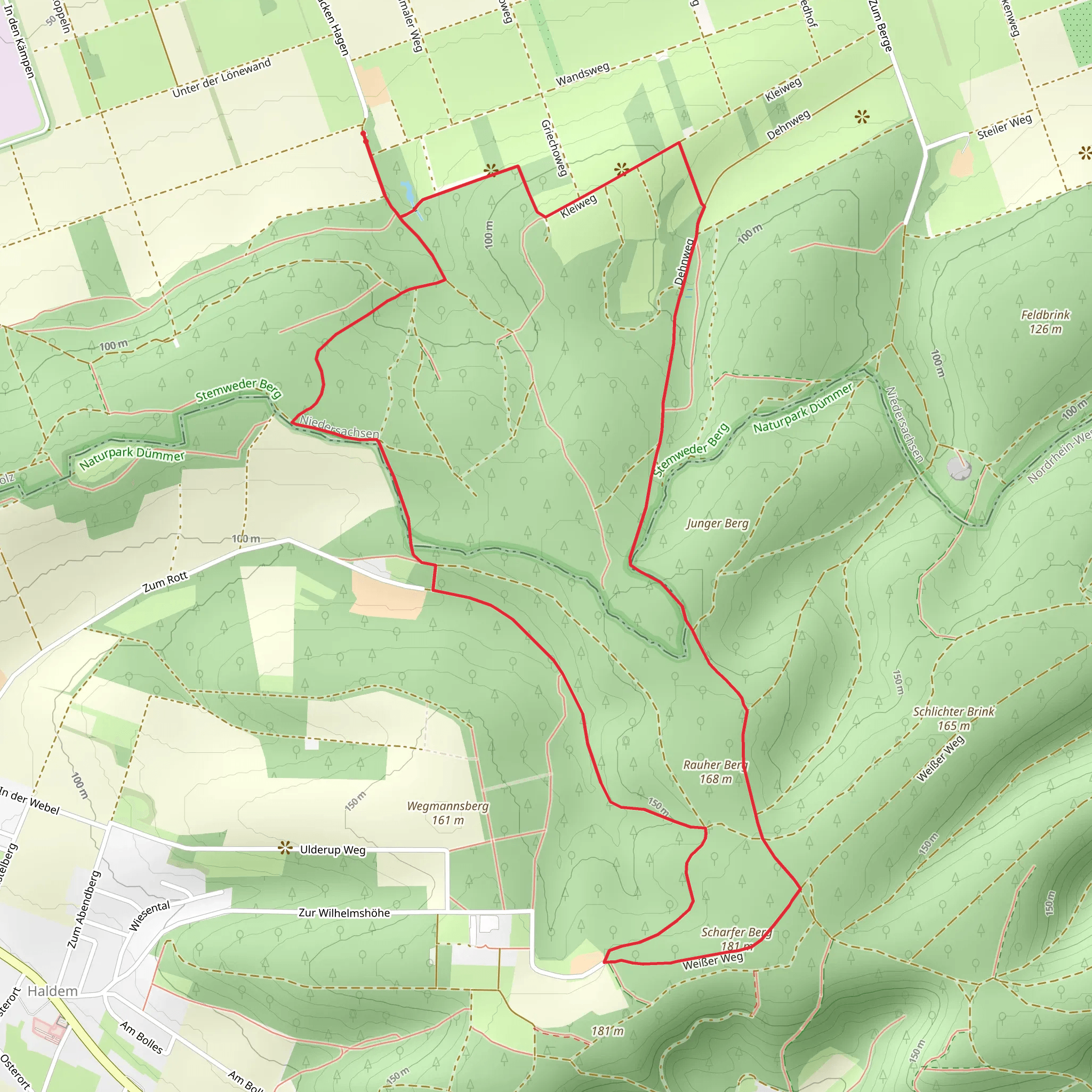 Scharfer Berg Loop mobile static map