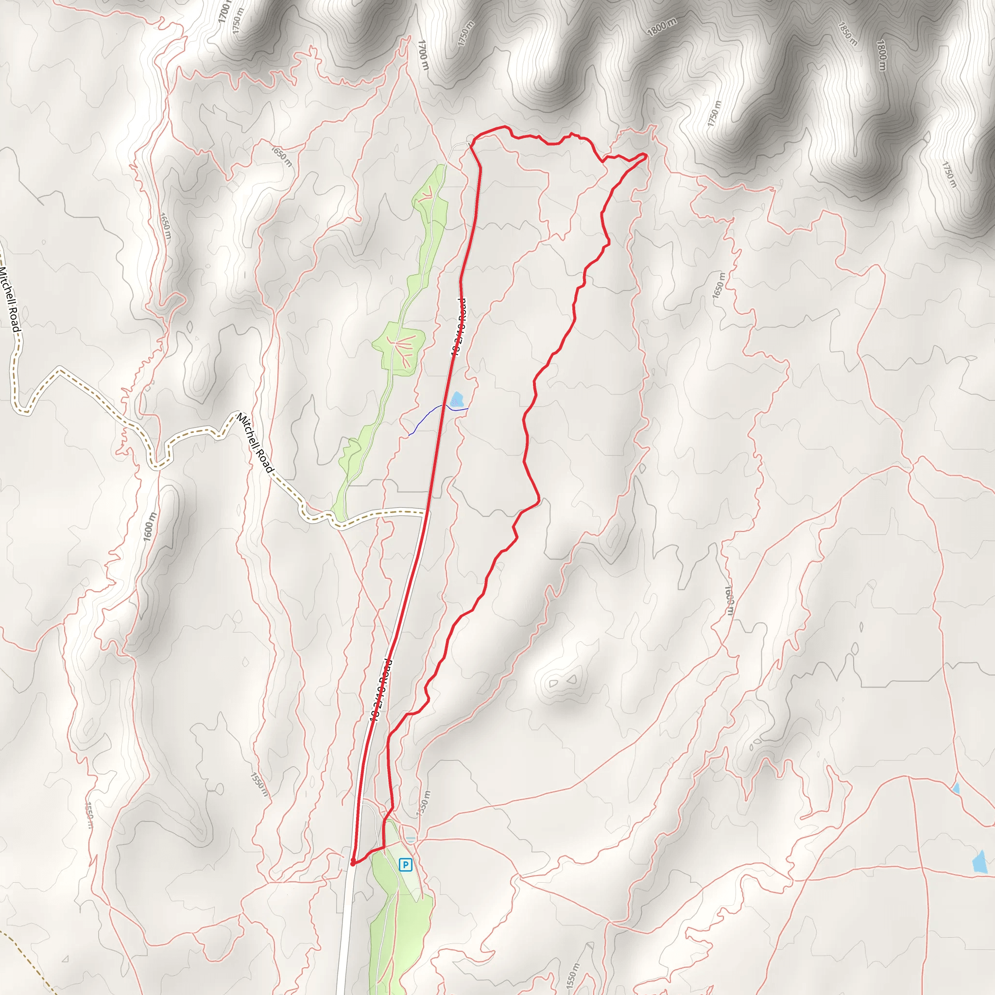 PBR Loop Trail mobile static map