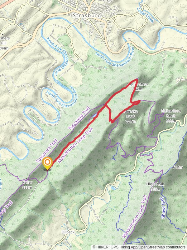 Meneka Peak and Signal Knob via Massanutten Peak Loop Trail