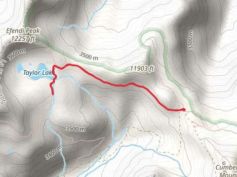 Taylor Lake via Highline - Co Trail