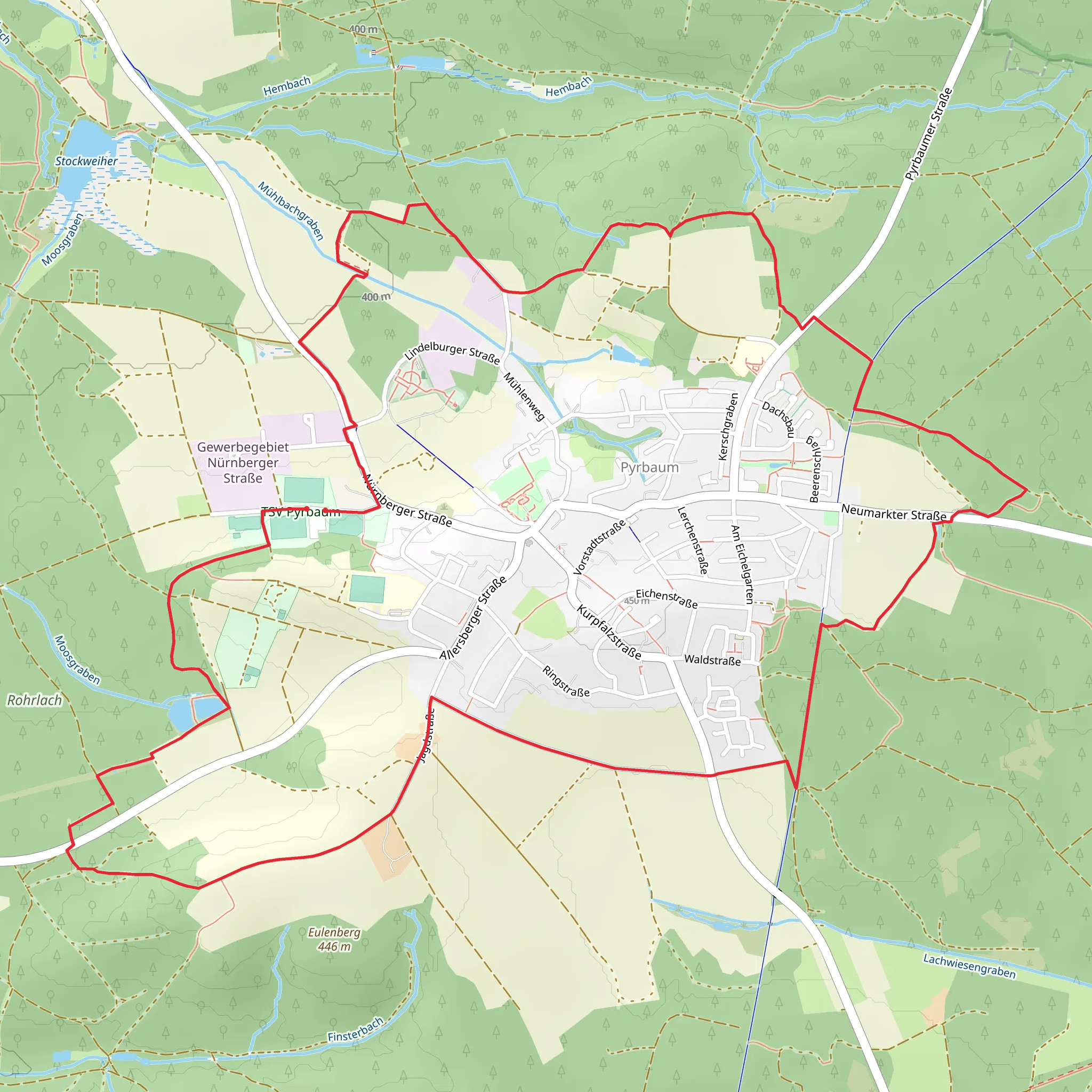 Pyrbaumer Rundgang mobile static map