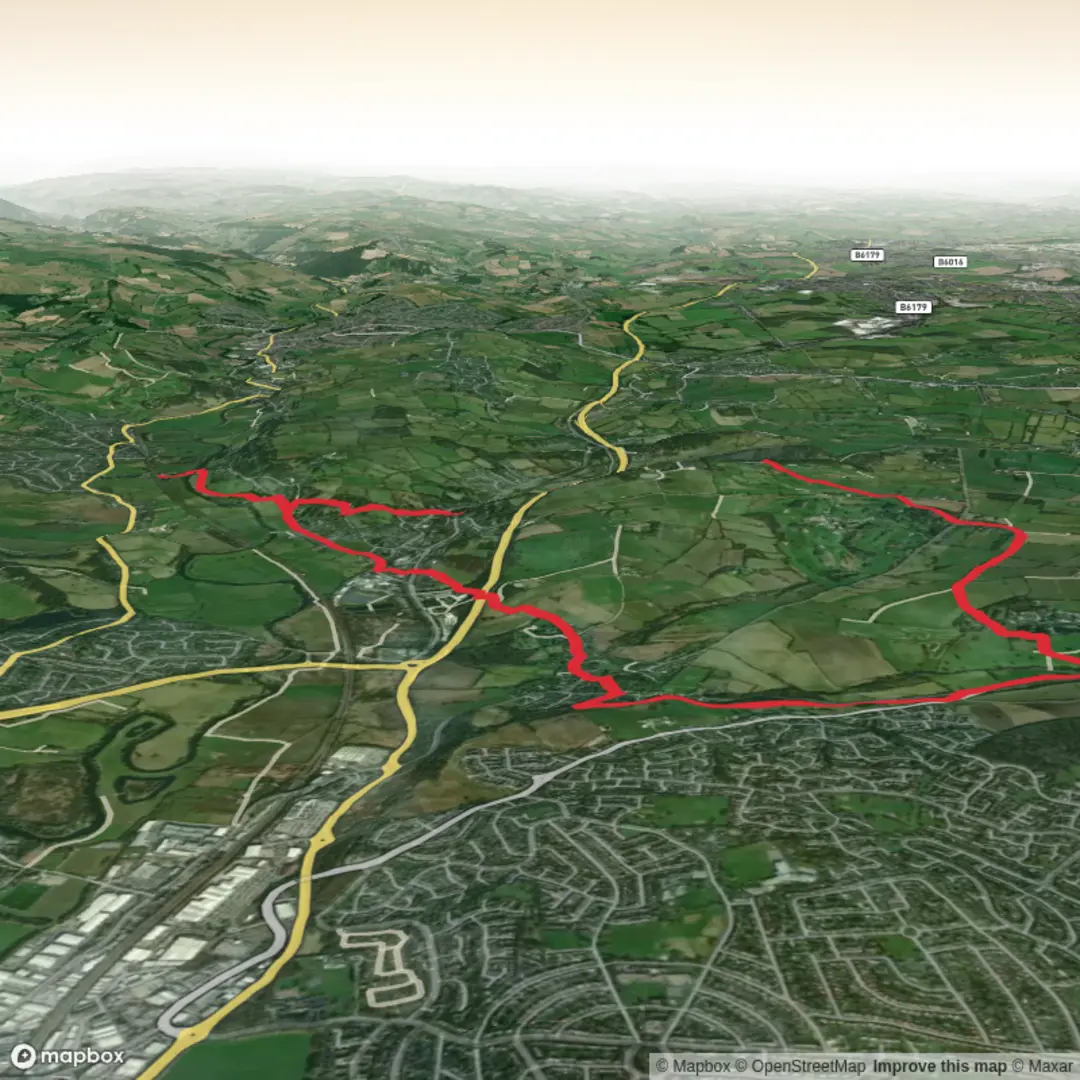 An image depicting the trail Duffield, Breadsall, Morleymoor and Little Eaton circular and its surrounding area.