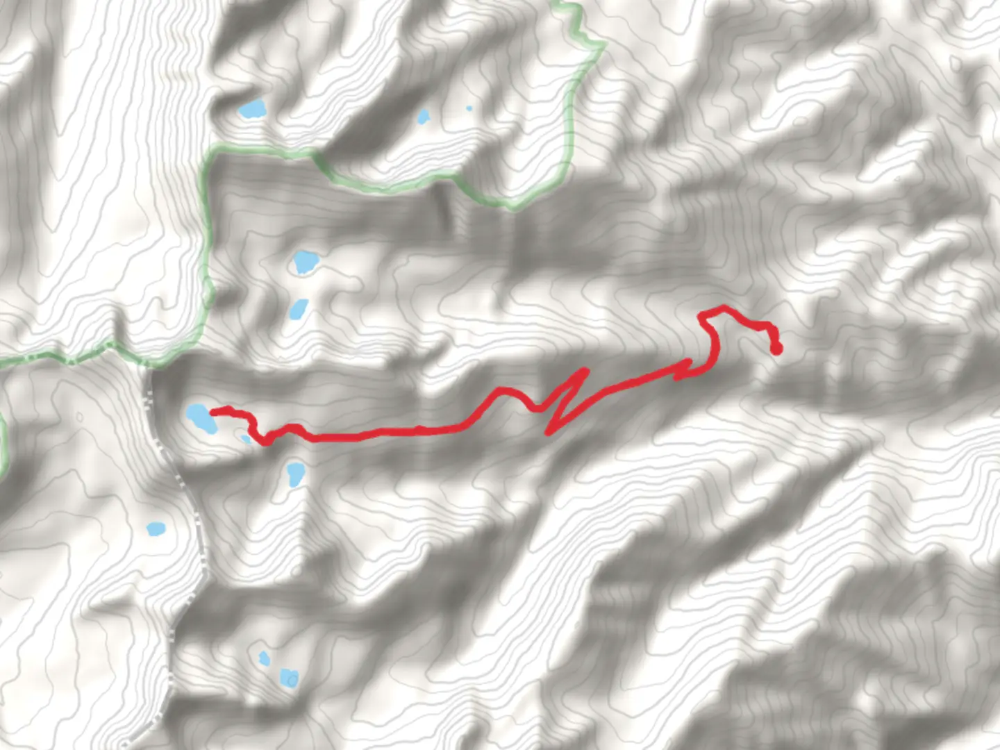 An image depicting the trail Upper Eagle Lake Trail and its surrounding area.