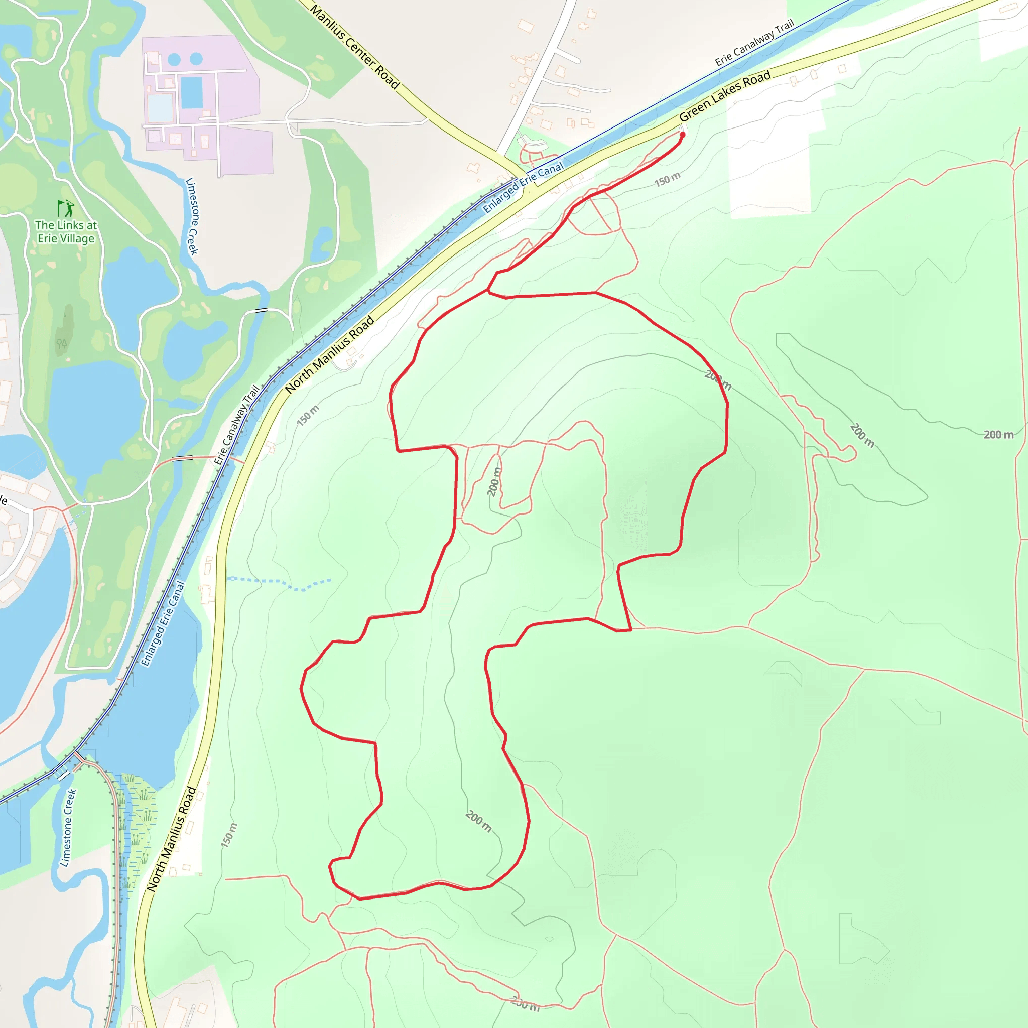 Deer Run Loop Trail mobile static map