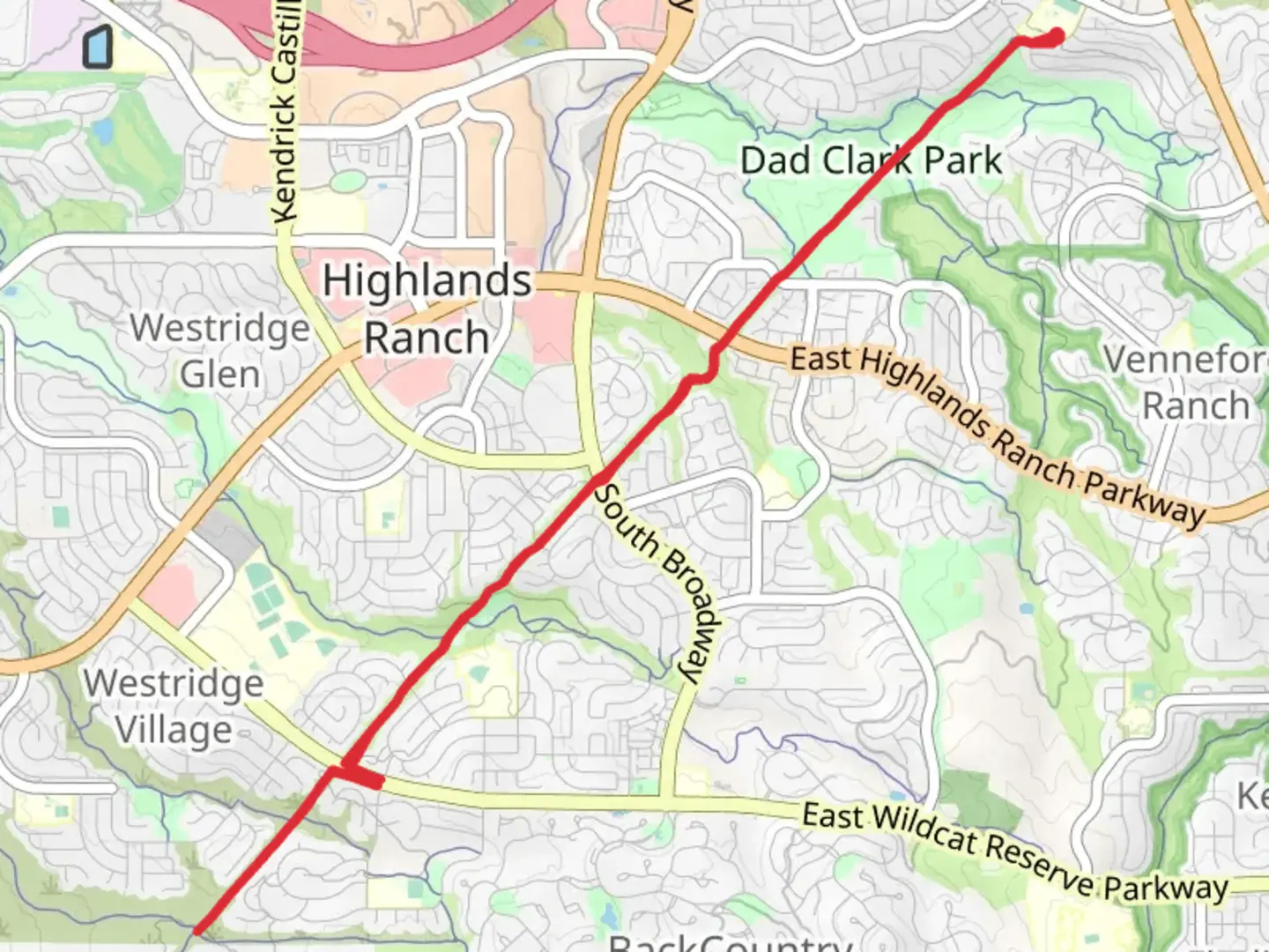 An image depicting the trail Foothills Trail and its surrounding area.