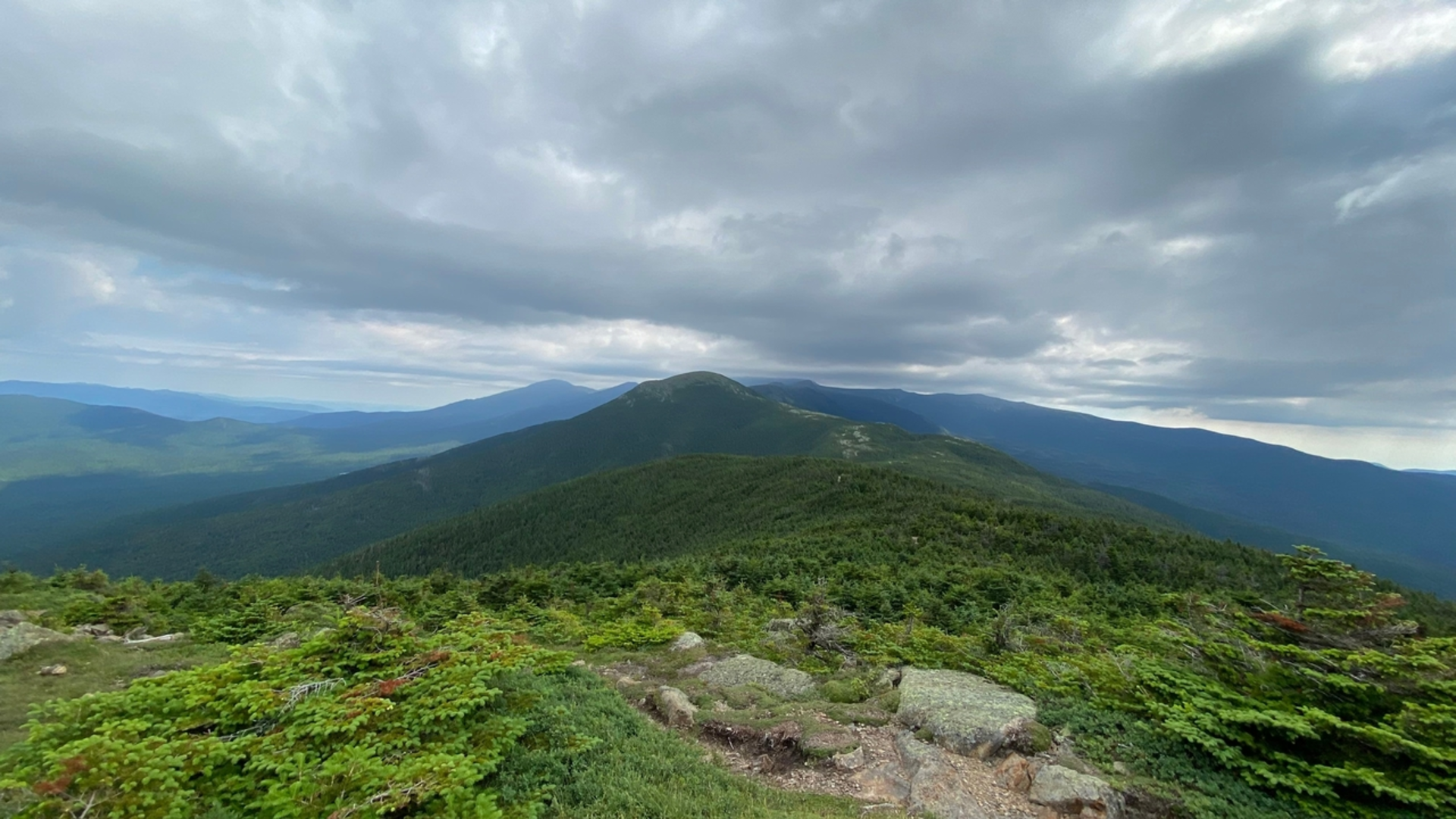 An image depicting the trail Mount Jackson and Mount Webster Loop Trail and its surrounding area.