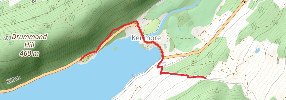 Rob Roy Way 5-Day Challenging Tour (Hillwalk Tours) alt 2 Map