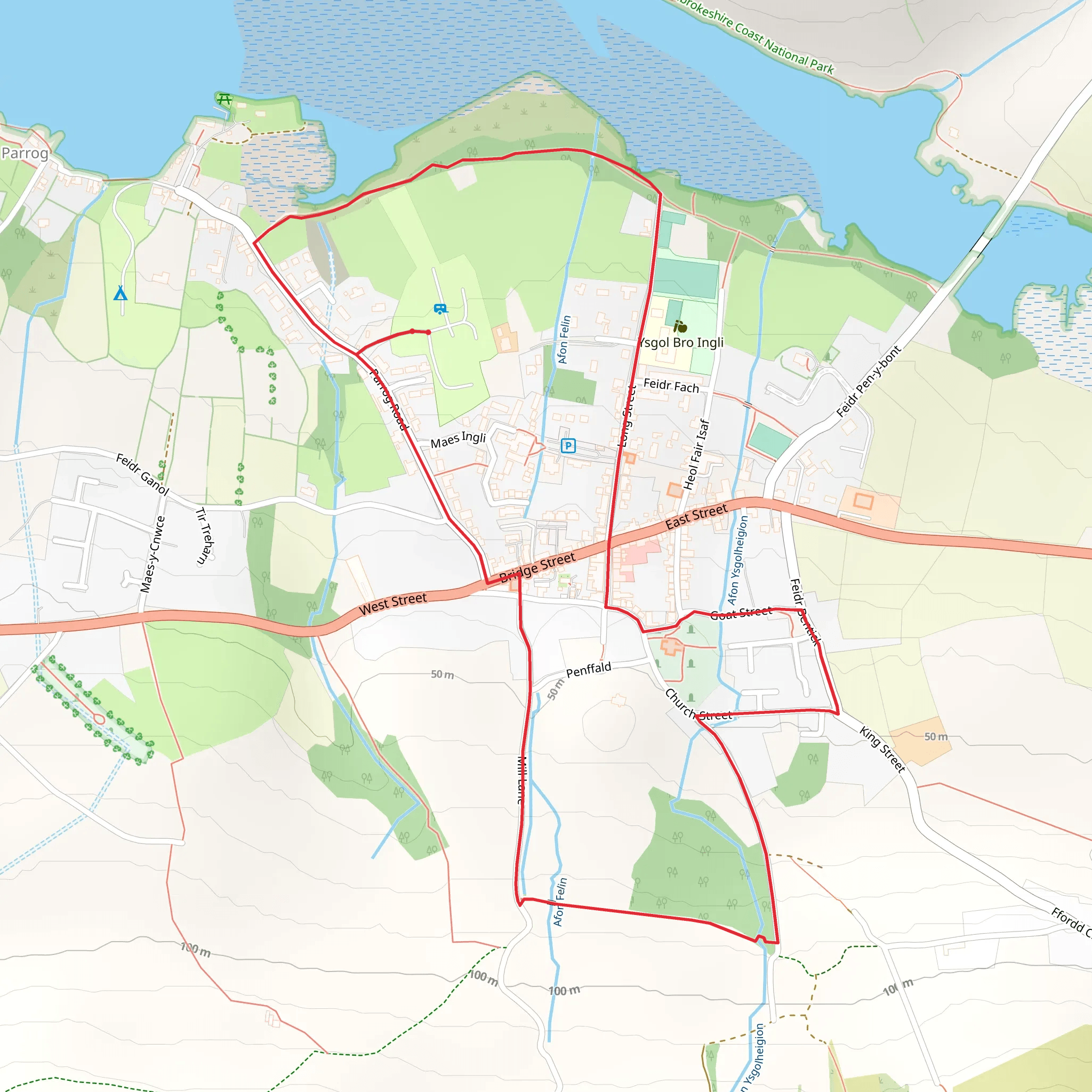 Newport Taps mobile static map