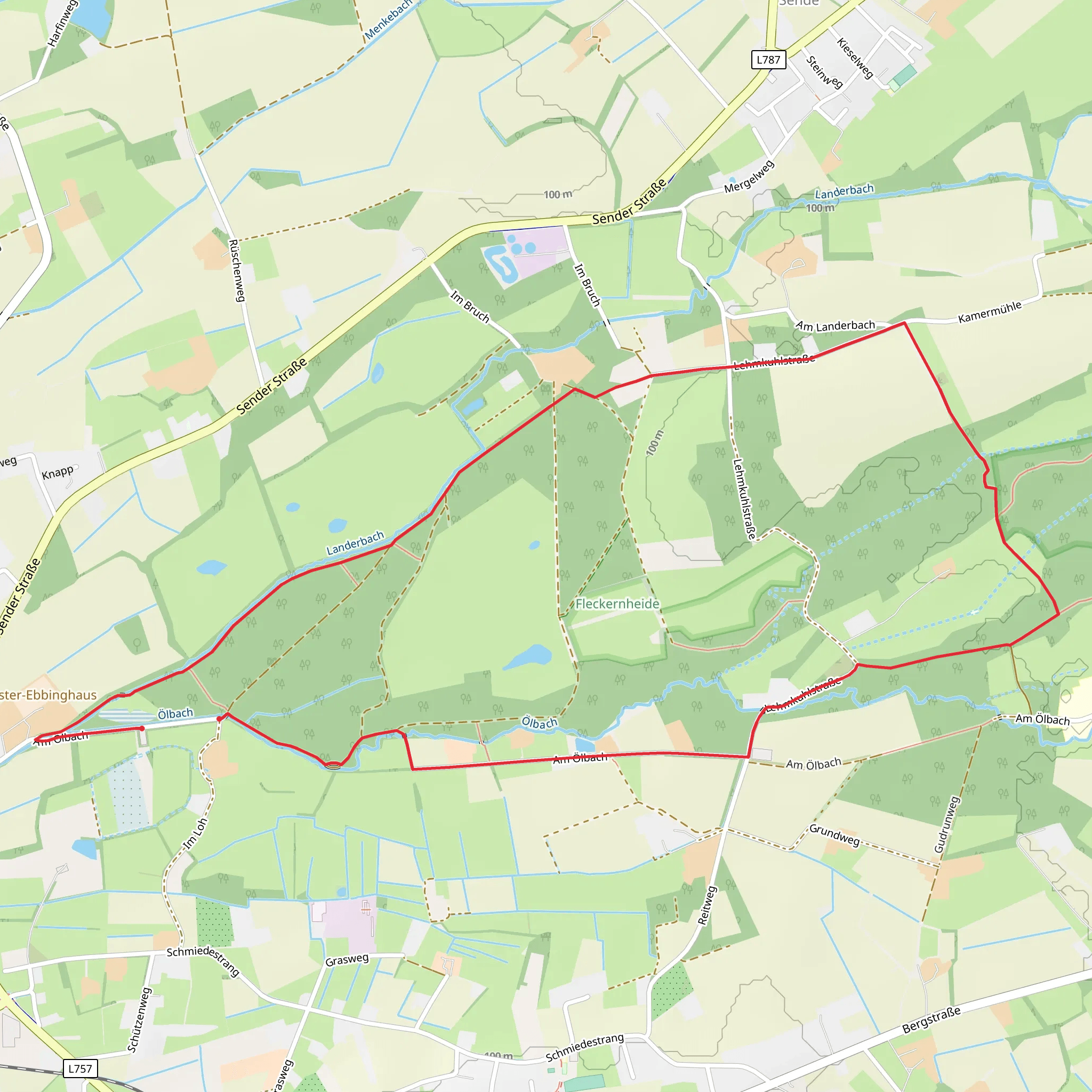 Ölbach via Schlossweg Loop mobile static map