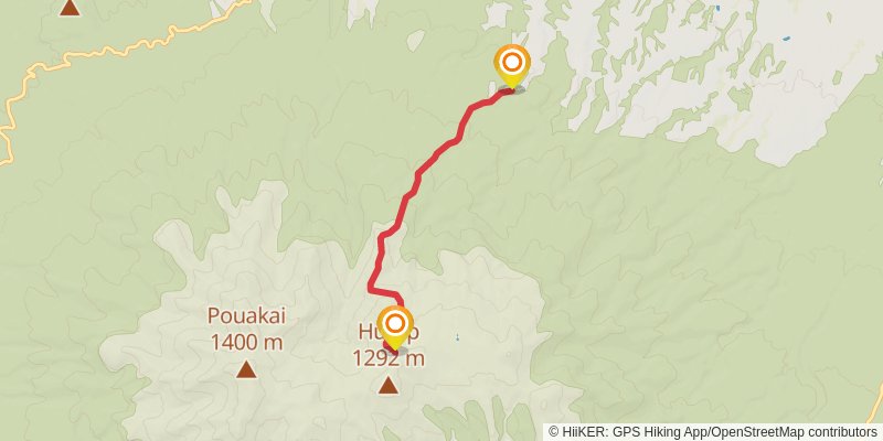 Pouakai Crossing stage 2 Map