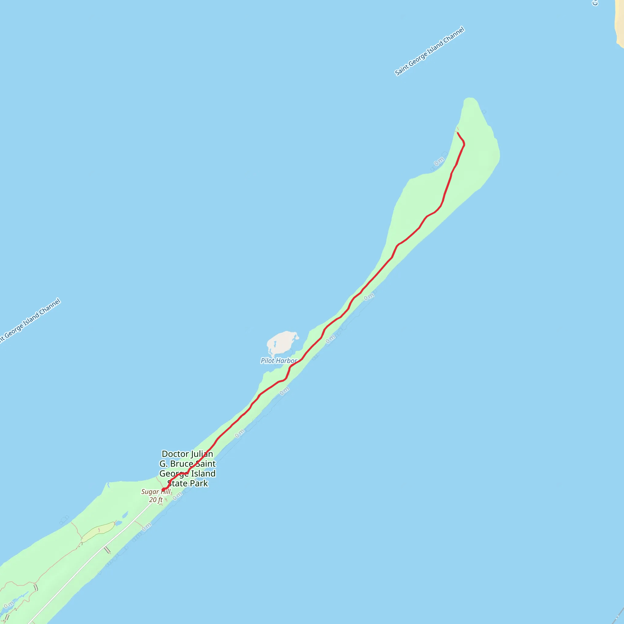 Pilot Harbor Walk from Sugar Hill mobile static map