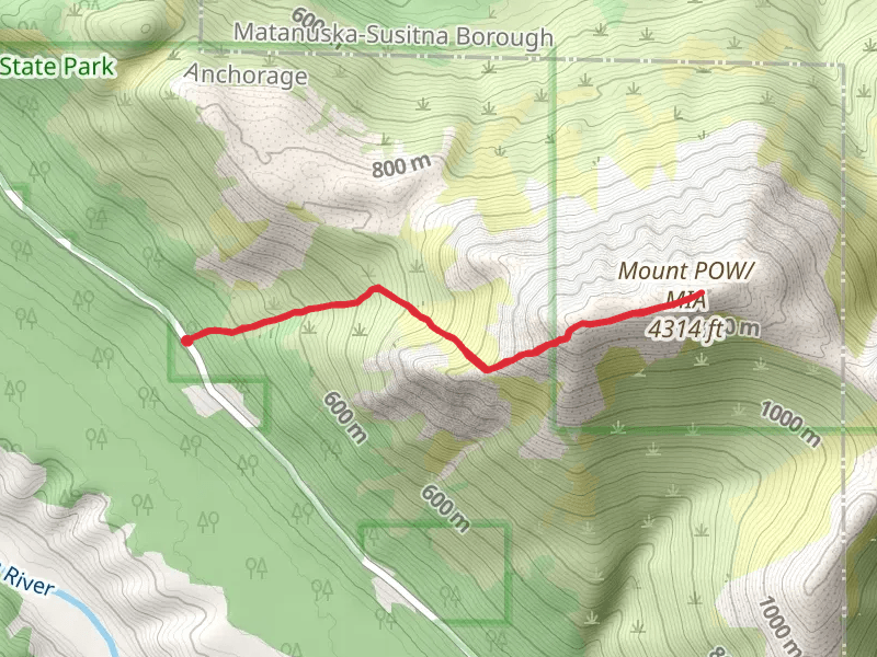 Gold Star Peak and Mount POW-MIA Trail
