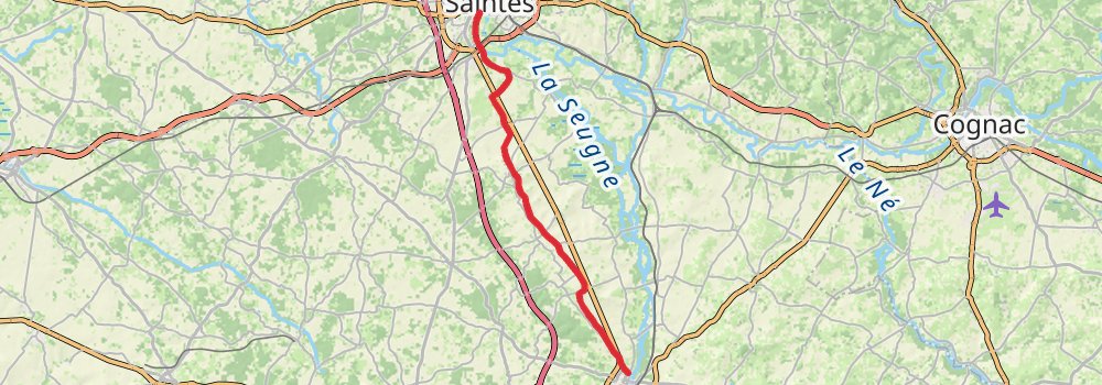 GR 655 Via Turonensis stage 54 Map