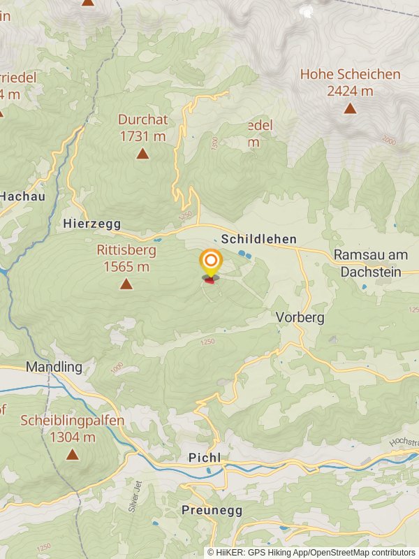 Rittisberg Barefoot Trail mobile static map