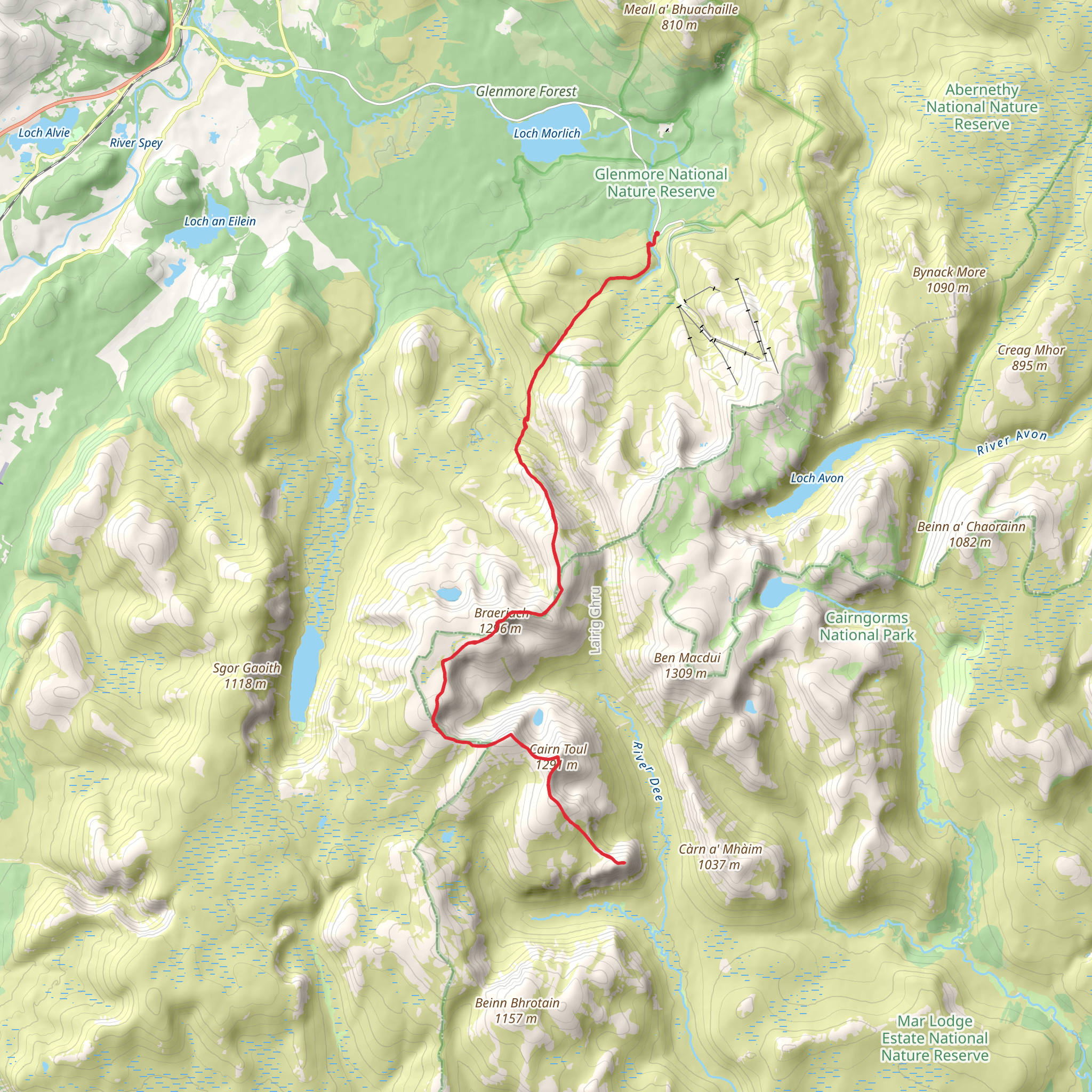 The Devil's Point mobile static map