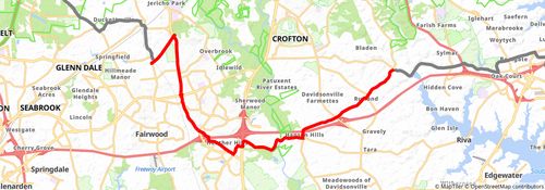American Discovery Trail South Route stage 9 Map