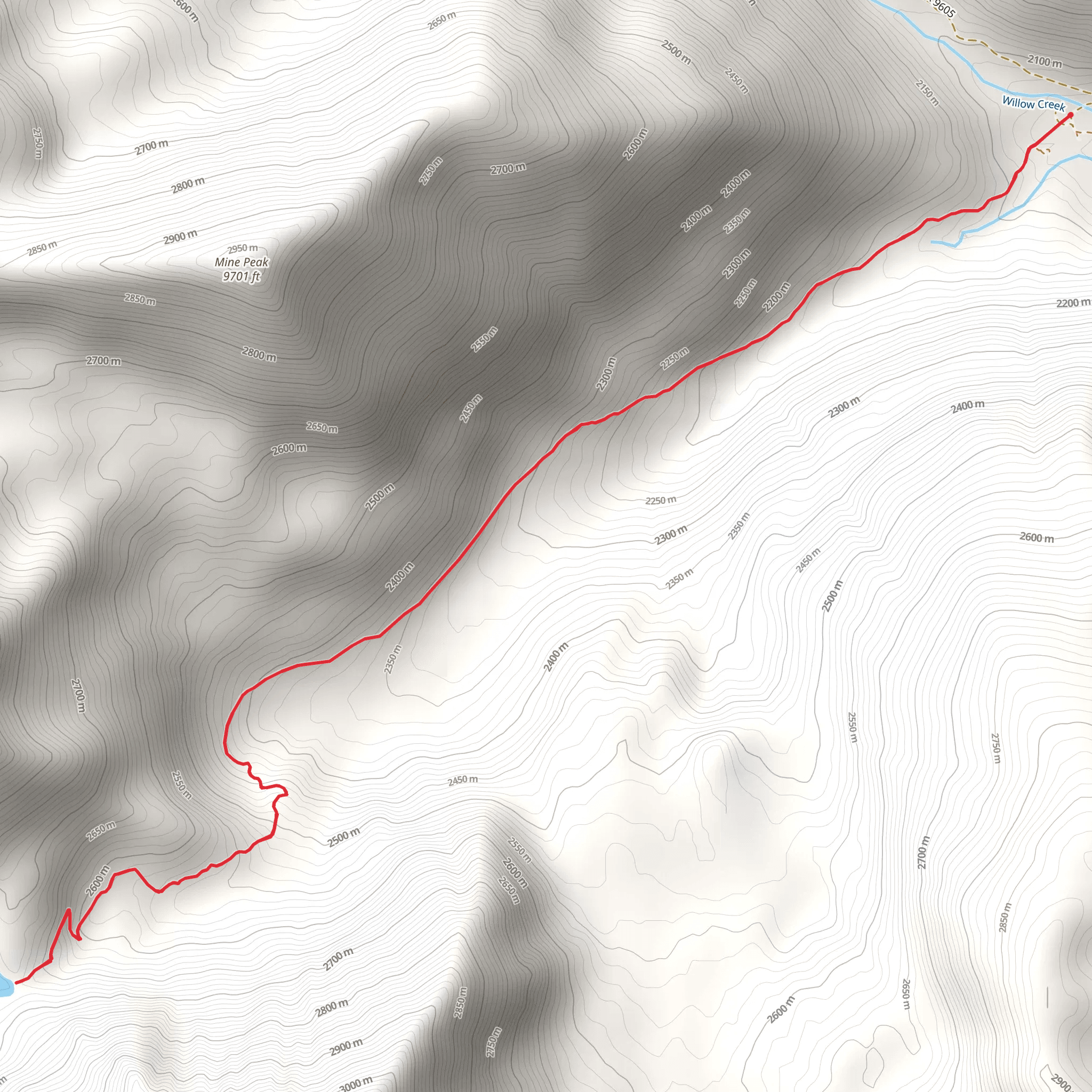 Bell Lake mobile static map