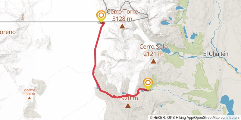 Vuelta al Hielo stage 4 Map